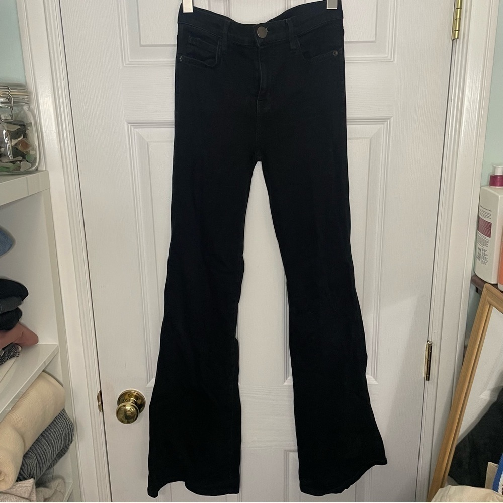 Current/Elliott The Girl Crush Flare Wide Leg Jeans 26